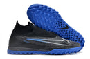 Chuteira Society Nike Phantom GX DF Elite TF Preta e Azul "Shadow Pack"