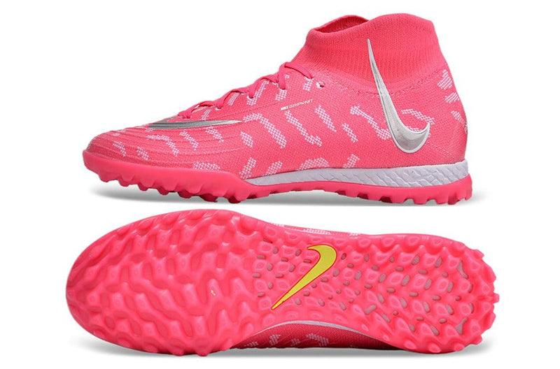 Chuteira Society Nike Phantom Luna Elite TF Rosa