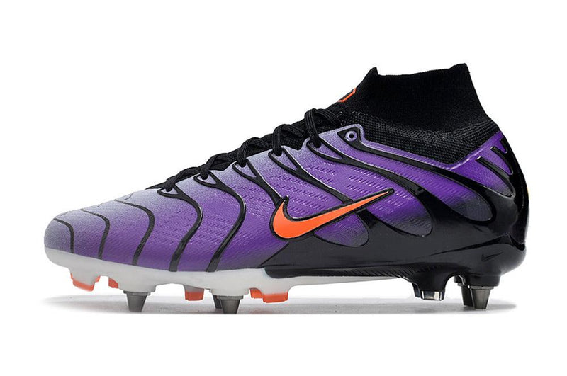 Chuteira Trava Mista Nike Air Zoom Mercurial Superfly 9 Elite Trava Mista Roxa "Air Max TN"