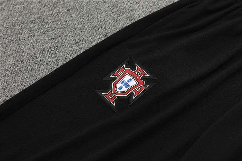 Conjunto Treino Portugal 24/25 - Versão Jogador - Preto