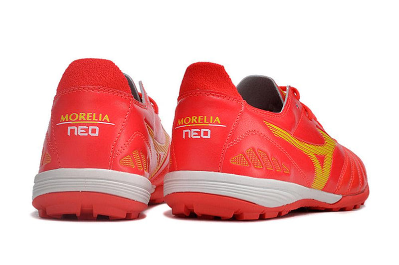 Chuteira Society Mizuno Wave Cup Classic TF Vermelha "Realease Pack"