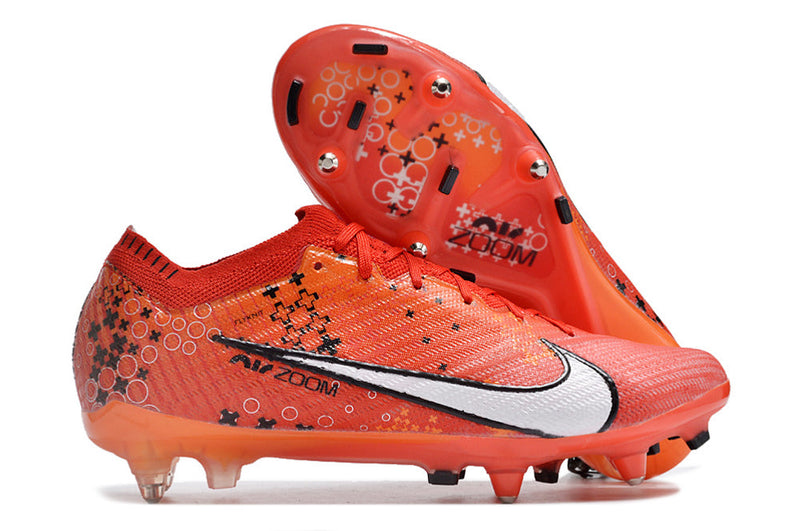 Chuteira Trava Mista  Nike Air Zoom Mercurial Vapor 15 Elite Ponta de Aluminio Vermelha "Dream Speed 7"