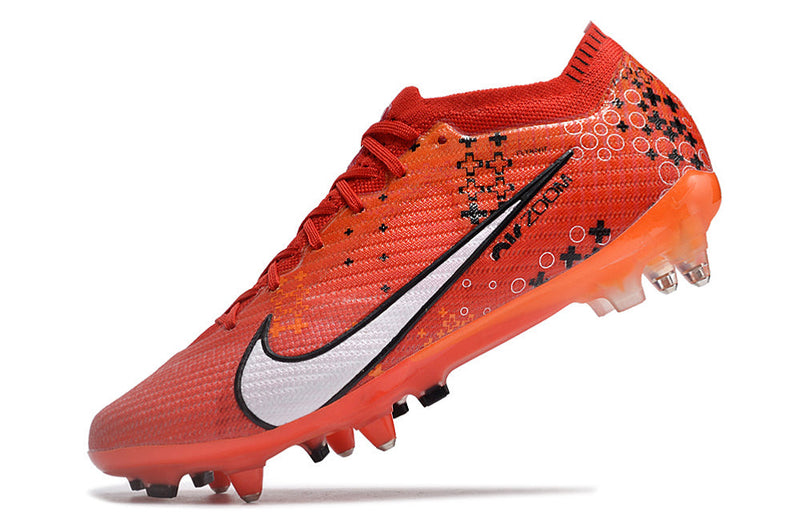 Chuteira Trava Mista  Nike Air Zoom Mercurial Vapor 15 Elite Ponta de Aluminio Vermelha "Dream Speed 7"