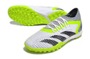 Chuteira Society Adidas Predator Accuracy.1 TF Branca e Verde "Crazyrush Pack"