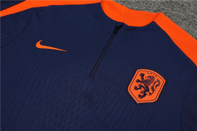 Conjunto Treino Holanda 24/25 - Versão Jogador - Azul marinho
