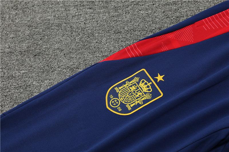 Conjunto Treino Espanha 24/25 - Vermelho e azul