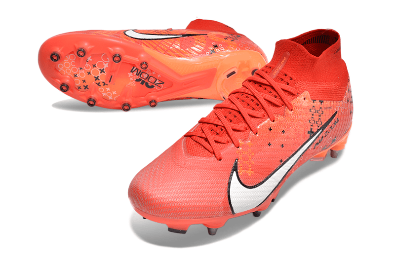 Chuteira Trava Mista Nike Air Zoom Mercurial Superfly 9 Elite Trava Mista Vermelha "Dream Speed 7"