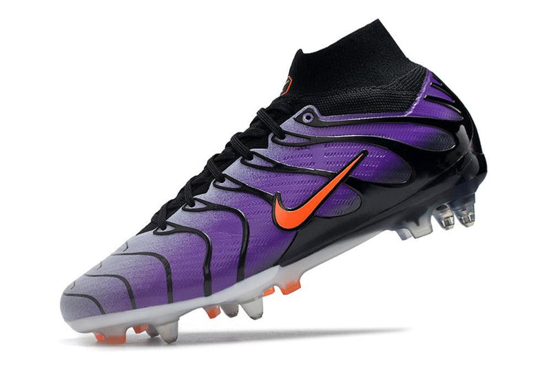 Chuteira Trava Mista Nike Air Zoom Mercurial Superfly 9 Elite - Roxa "Air Max TN"