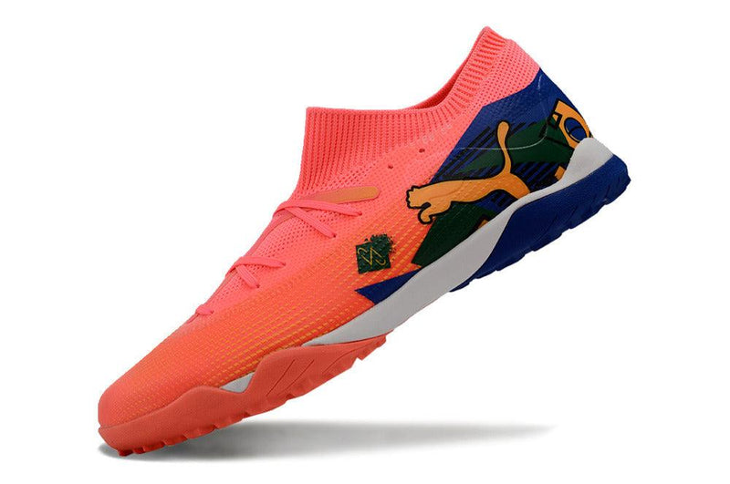 Chuteira Society Puma Future 7 TF Rosa