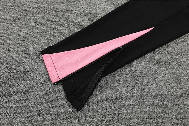 Conjunto Treino PSG 24/25 - Versão Jogador - Cinza, rosa e preto
