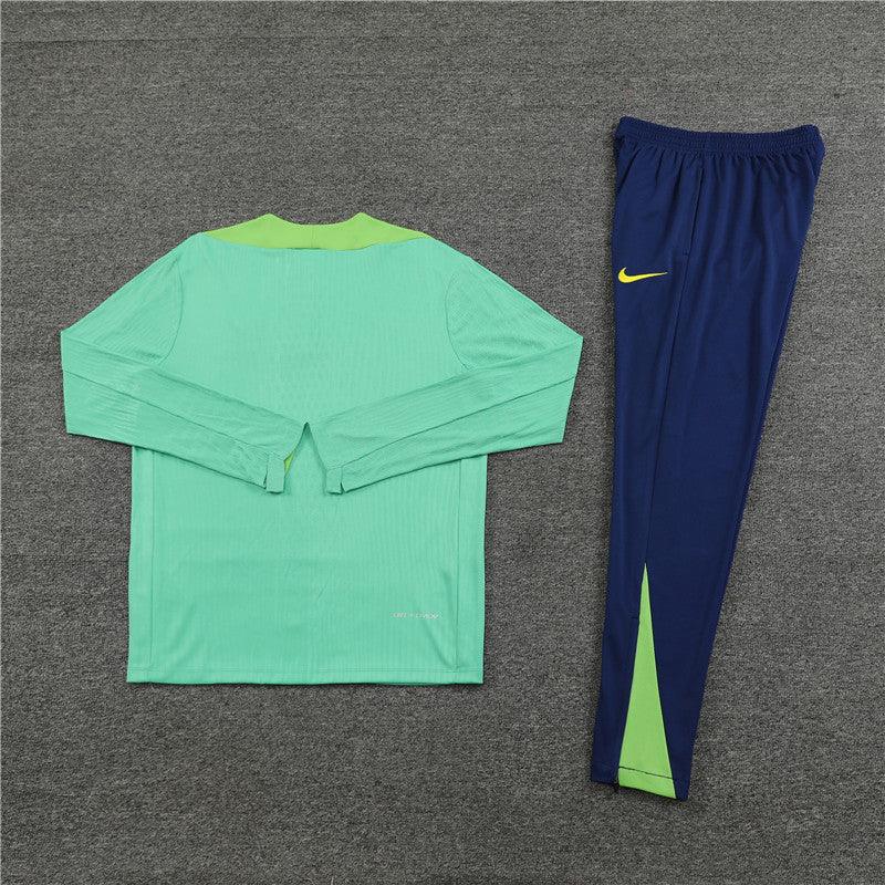Conjunto Treino Brasil 24/25 - Versão Jogador - Verde água e azul