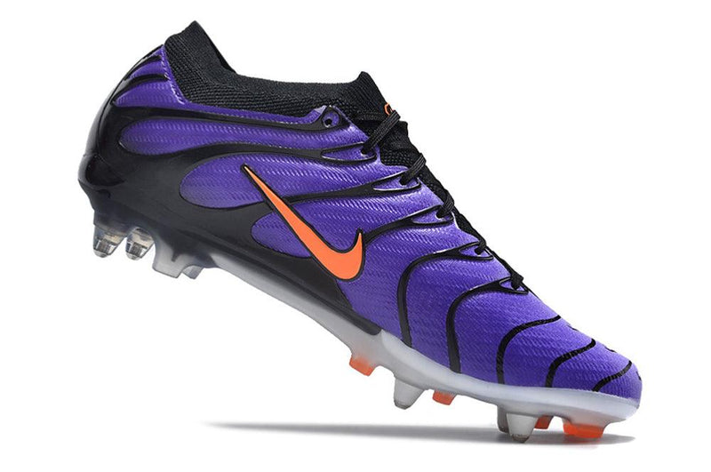 Chuteira Trava Mista Nike Air Zoom Mercurial Vapor 15 Elite Ponta de Aluminio Roxa "Air Max TN"