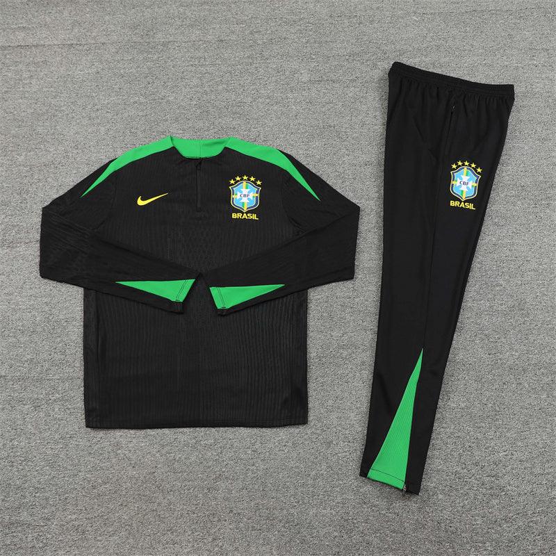 Conjunto Treino Brasil 24/25 - Versão Jogador - Preto