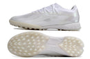 Chuteira Society Adidas X Crazyfast.1 TF Branca "Pearlized Pack"