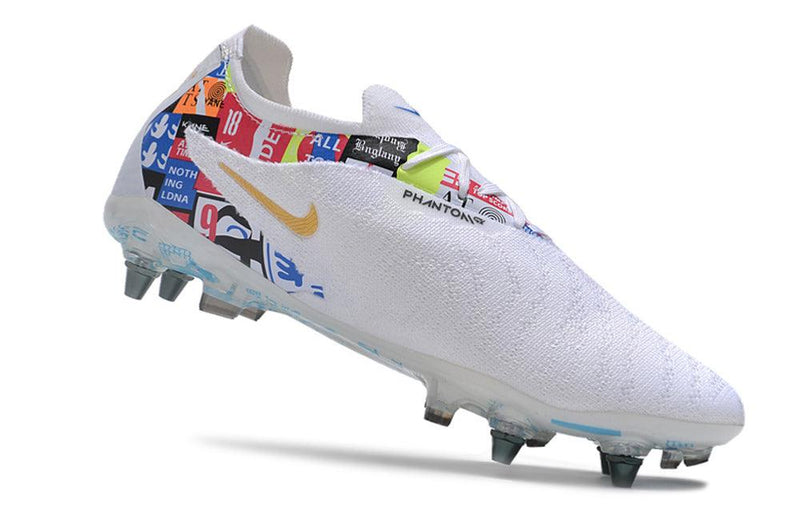 Chuteira Trava Mista Nike Phantom GX Elite Trava Mista Branca "Harry Kane"