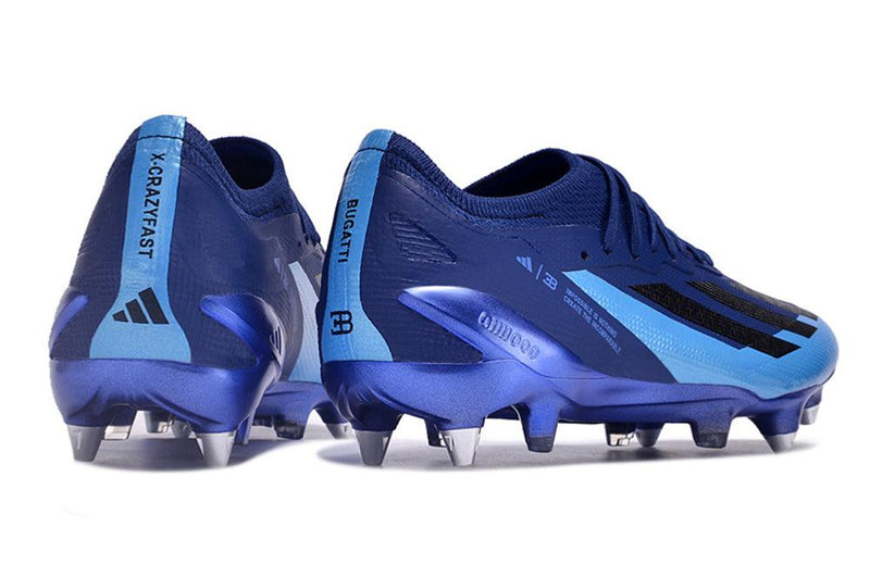 Chuteira Adidas X Crazyfast.1 Ponta de Aluminio Azul "Bugatti"