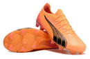 Chuteira Campo Puma Ultra Ultimate FG Laranja e Rosa "Forever Faster Pack"