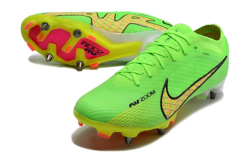 Chuteira Trava Mista Nike Air Zoom Mercurial Vapor 15 Elite Trava Mista Verde