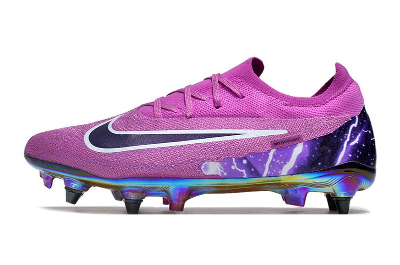 Chuteira Trava Mista Nike Phantom GX Elite Trava Mista Roxa "Thunder"