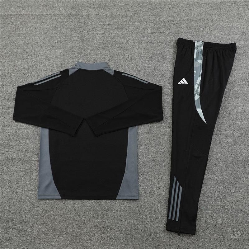 Conjunto Treino Itália 24/25 - Preto e cinza