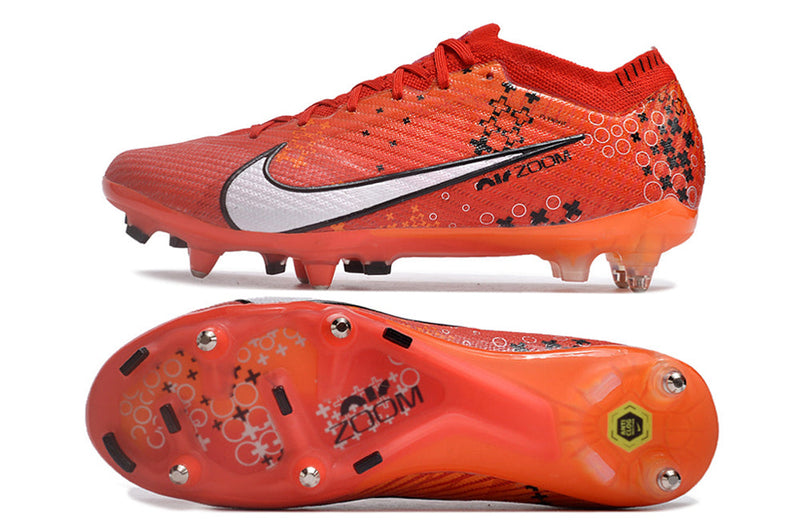 Chuteira Trava Mista  Nike Air Zoom Mercurial Vapor 15 Elite Ponta de Aluminio Vermelha "Dream Speed 7"