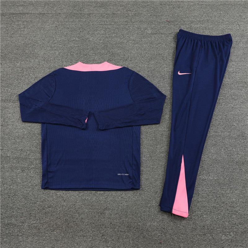 Conjunto Treino Atlético de Madrid 24/25 - Versão Jogador - Azul e rosa