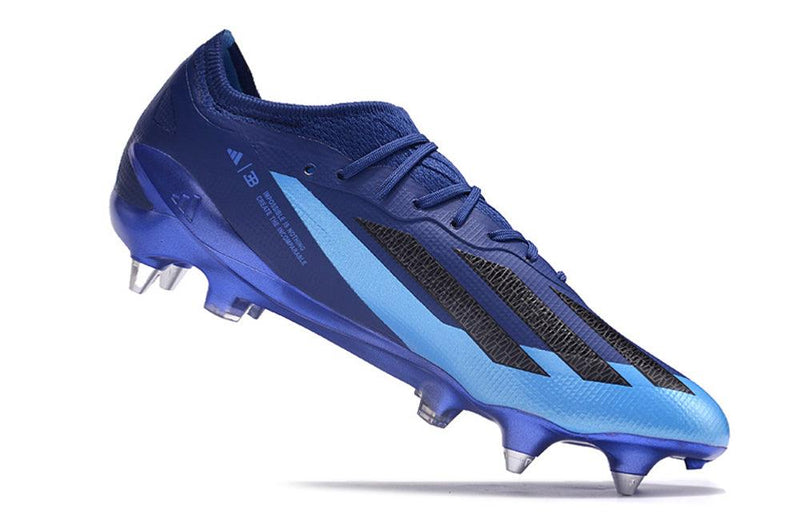 Chuteira Adidas X Crazyfast.1 Ponta de Aluminio Azul "Bugatti"
