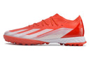 Chuteira Society Adidas X Crazyfast.1 TF Vermelha "Energy Citrus Pack"