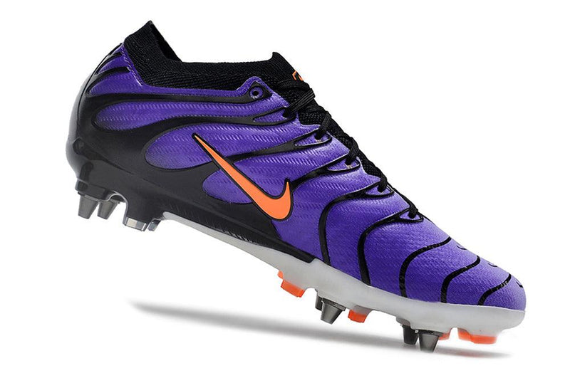 Chuteira Trava Mista Nike Air Zoom Mercurial Vapor 15 Elite Trava Mista Roxa "Air Max TN"