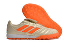 Chuteira Society Adidas Copa Gloro TF Bege e Laranja