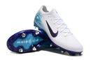 CHUTEIRA NIKE MERCURIAL VAPOR 16 BRANCA E AZUL - TRAVA MISTA