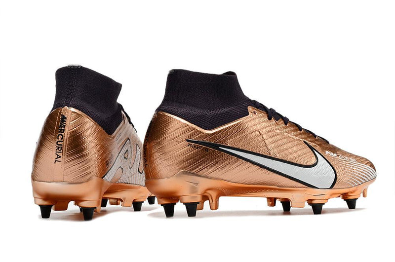 Chuteira Trava Mista Nike Air Zoom Mercurial Superfly 9 Elite Trava Mista Cobre "Generation Pack"