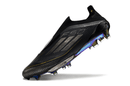 Chuteira Campo Adidas F50+ LL FG Preta e Dourada "Dark Spark Pack"