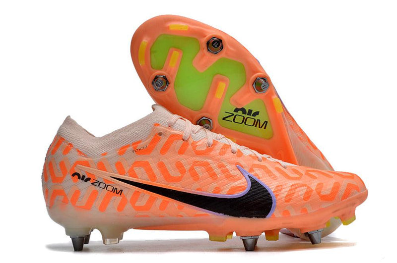 Chuteira Trava Mista Nike Air Zoom Mercurial Vapor 15 Elite Trava Mista Laranja "United Pack"
