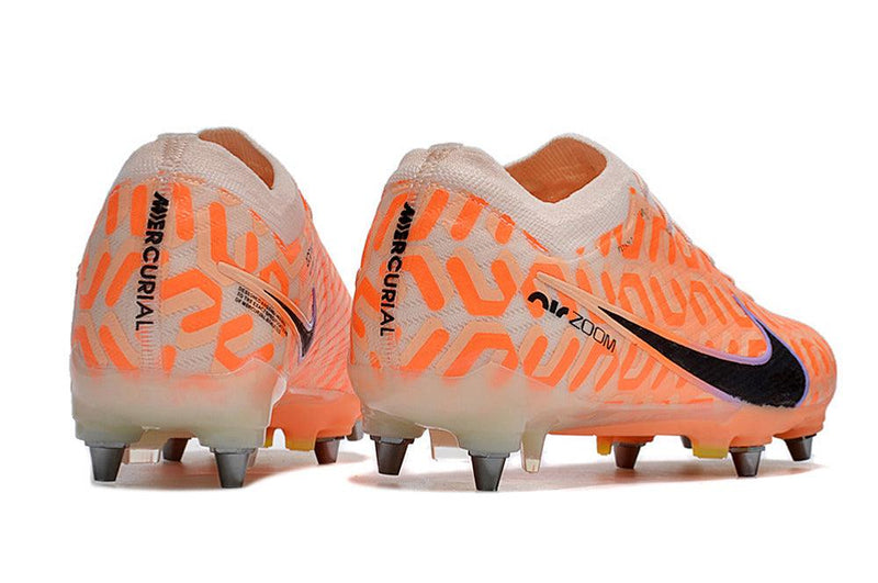 Chuteira Trava Mista Nike Air Zoom Mercurial Vapor 15 Elite Trava Mista Laranja "United Pack"