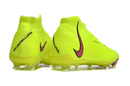 Chuteira Campo Nike Phantom Luna Elite FG Verde e Roxo