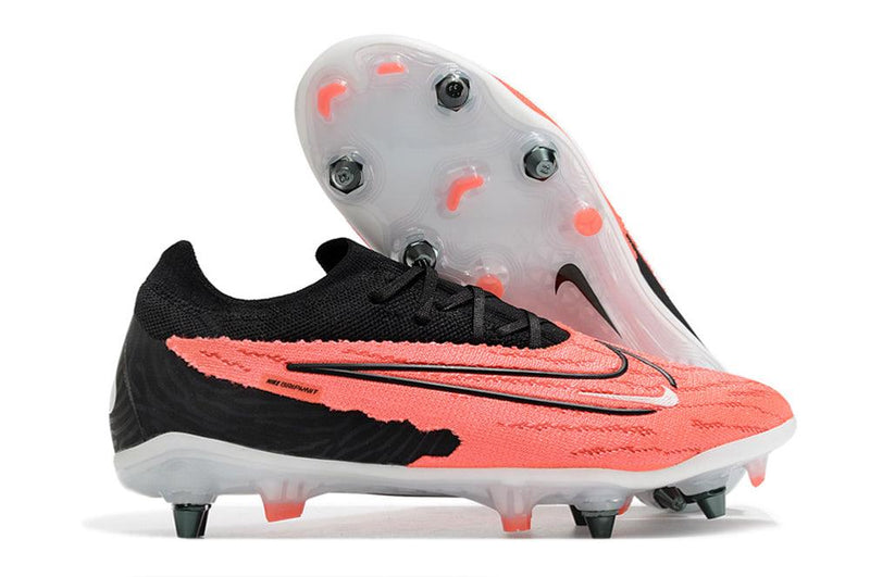 Chuteira Trava Mista Nike Phantom GX Elite Trava Mista Preta e Vermelha "Ready Pack'