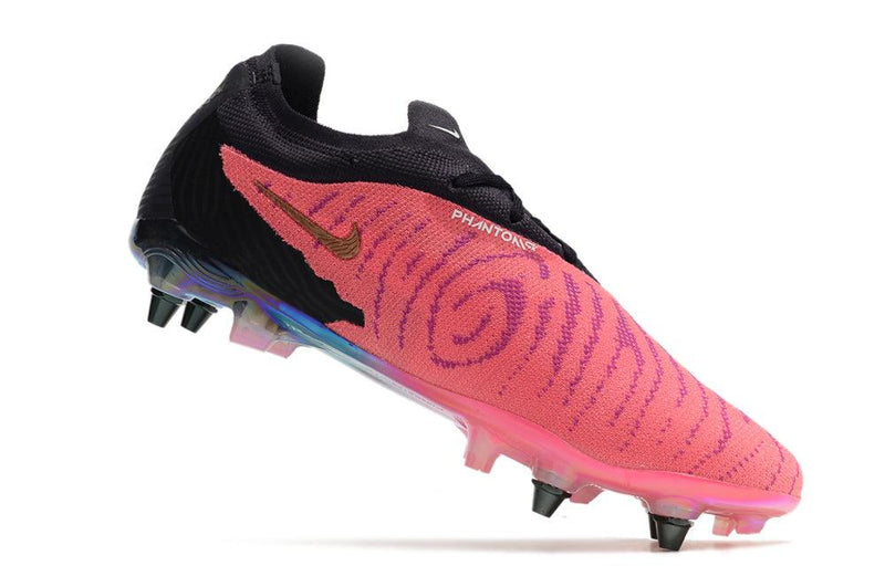 Chuteira Trava Mista Nike Phantom GX Elite Trava Mista Preta e Rosa "Generation Pack"