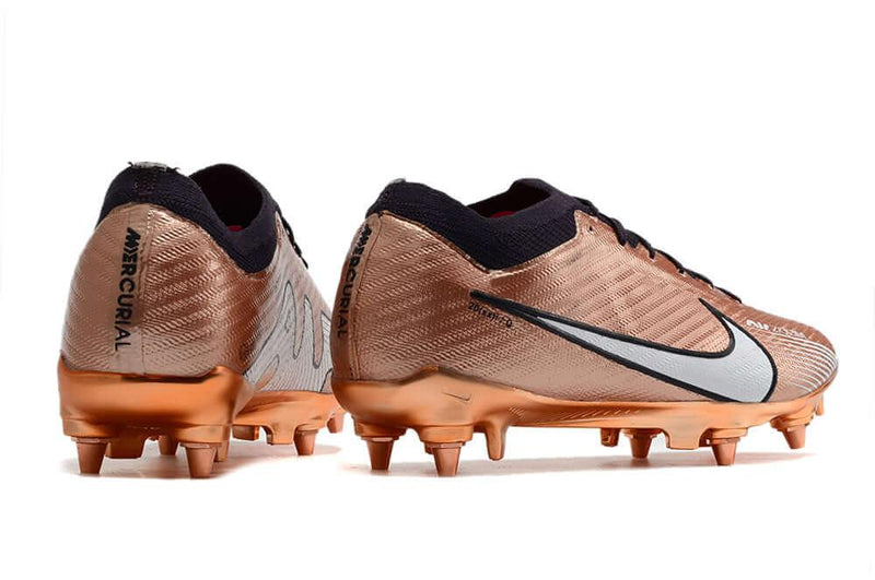 Chuteira Trava Mista Nike Air Zoom Mercurial Vapor 15 Elite Trava Mista Cobre "Generation Pack"