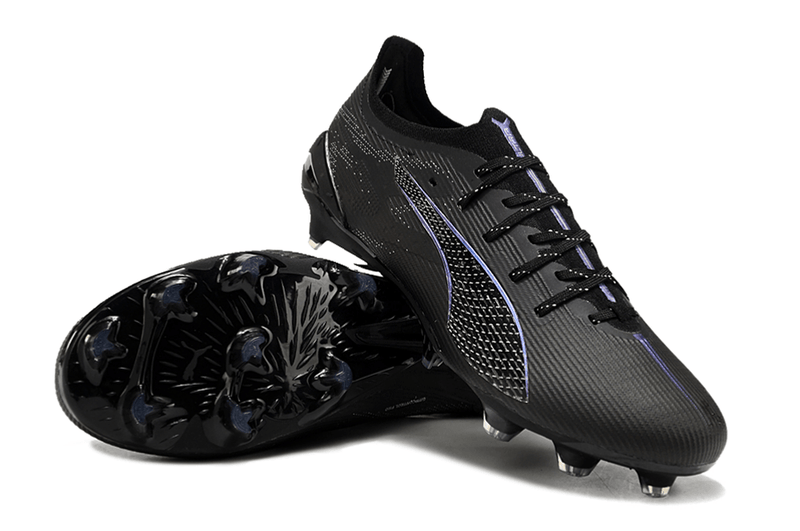 Chuteira Campo Puma Ultra 5 Ultimate FG Preta "Eclipse Pack"