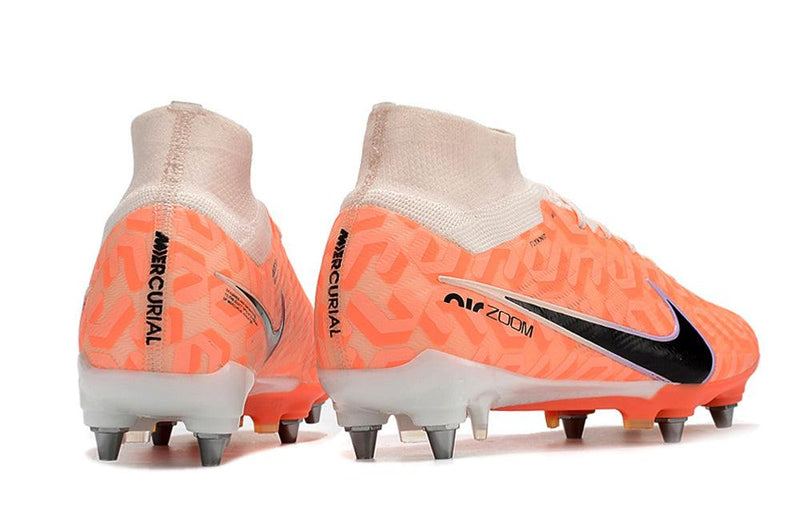 Chuteira Trava Mista Nike Air Zoom Mercurial Superfly 9 Elite Trava Mista Laranja "United Pack"