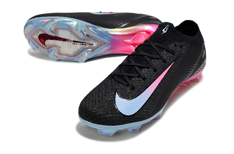 CHUTEIRA NIKE MERCURIAL VAPOR 16 ELITE CAMPO - ROSA E PRETA