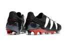 Chuteira Campo Adidas Predator Accelerator FG Preta, Branca e Vermelho
