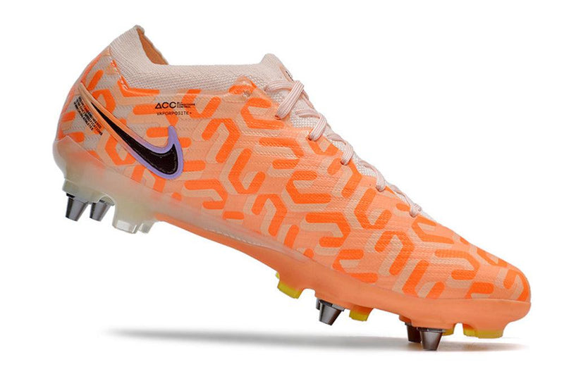 Chuteira Trava Mista Nike Air Zoom Mercurial Vapor 15 Elite Trava Mista Laranja "United Pack"