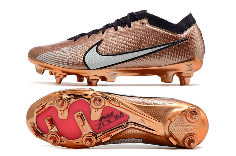 Chuteira Trava Mista Nike Air Zoom Mercurial Vapor 15 Elite Trava Mista Cobre "Generation Pack"