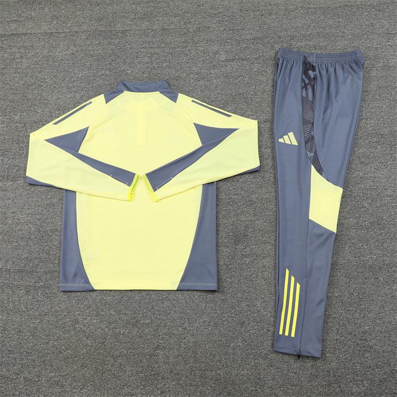 Conjunto Treino Ajax 24/25 - Amarelo claro e cinza