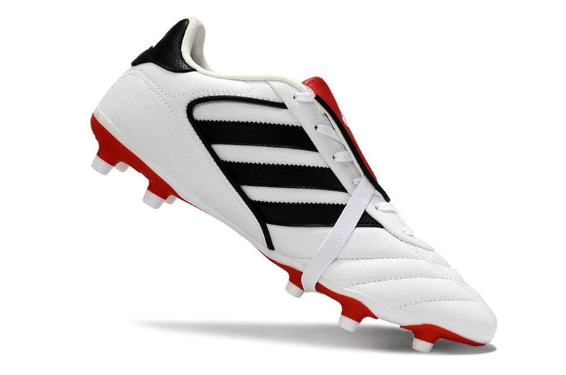 Chuteira Campo Adidas Copa Gloro 2 FG Branca, Preta e Vermelha