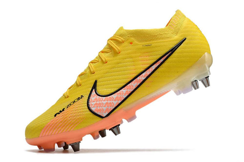 Chuteira Trava Mista Nike Air Zoom Mercurial Vapor 15 Elite Trava Mista Amarela "Lucent Pack"