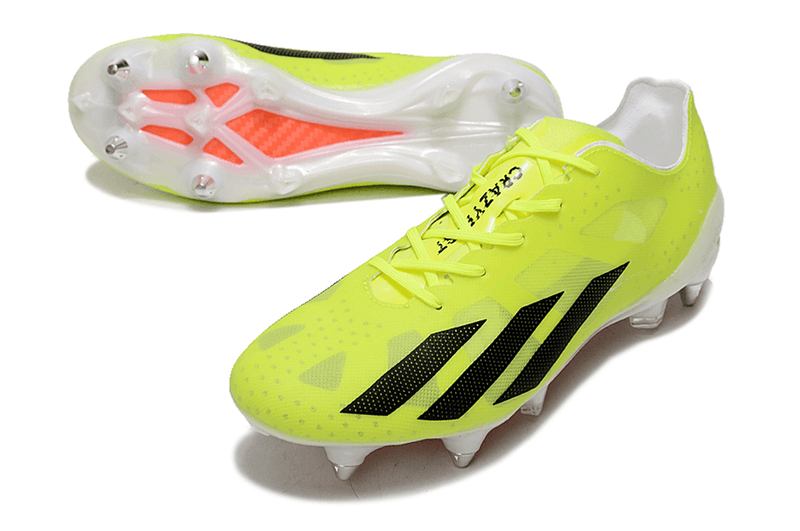 Chuteira Adidas X Crazyfast+ Ponta de Aluminio Verde "	Solar Energy"