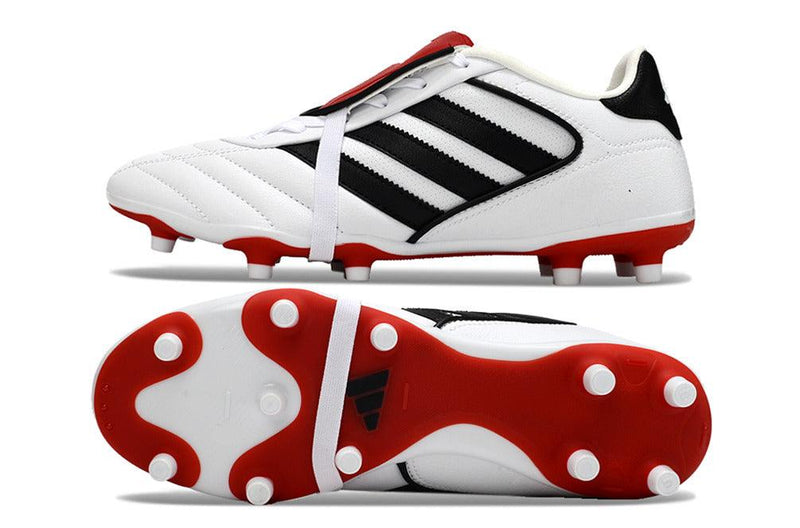 Chuteira Campo Adidas Copa Gloro 2 FG Branca, Preta e Vermelha